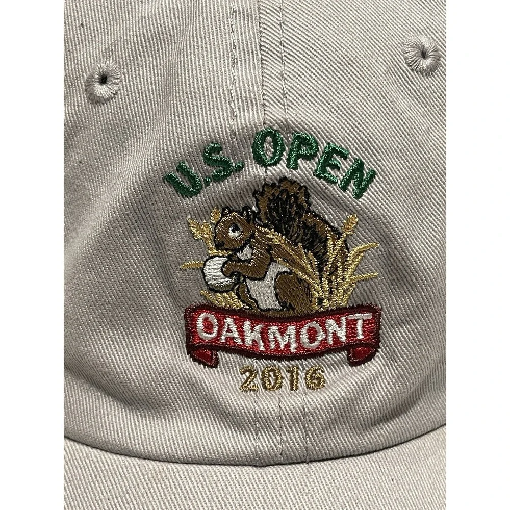 2016 US Open Oakmont Hat Oakmont Gray Adjustable Hat Adult One Size